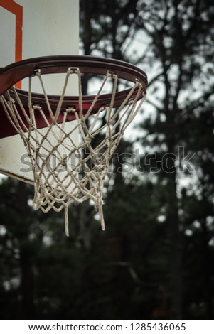 A Basketball hoop