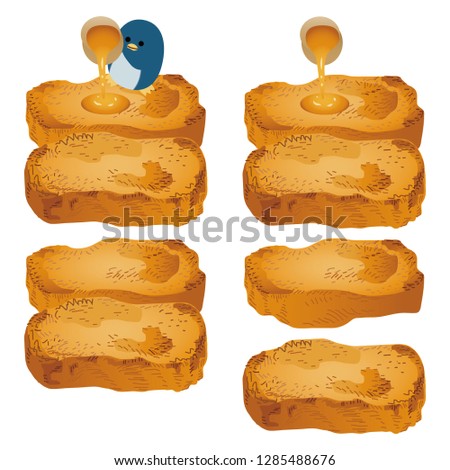 Illustration of the french toast