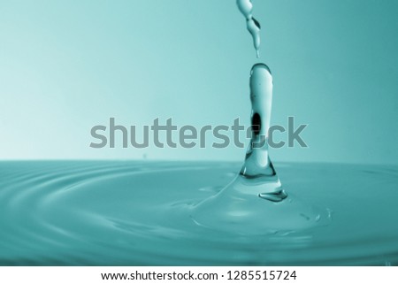 Water background / Water is a transparent, tasteless, odorless, and nearly colorless chemical substance, which is the main constituent of Earth's streams