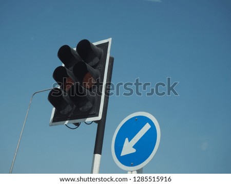 Traffic light sign