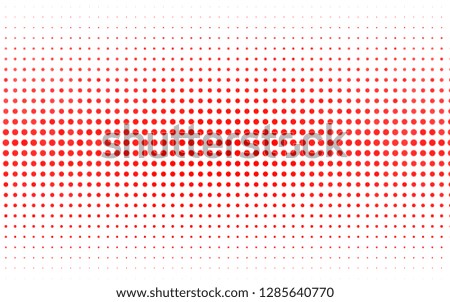 Light Red vector background with bubbles. Beautiful colored illustration with blurred circles in nature style. Pattern for ads, leaflets.