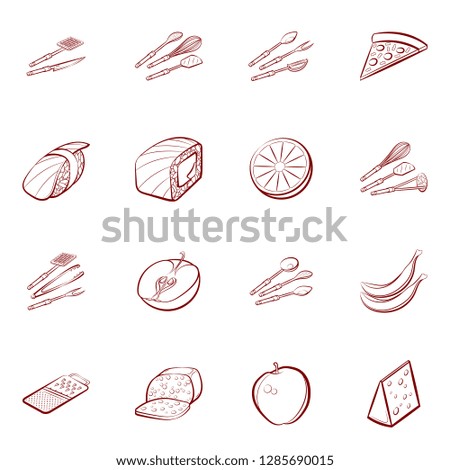 Set of thumbnails. Background for printing, design, web. Usable as icons. Binary color.