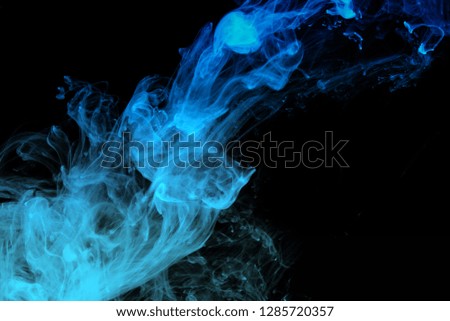 Blue Abstract Smoke
