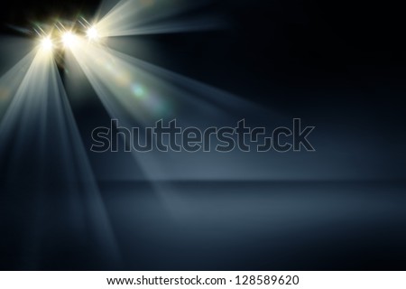Studio Lights Background Royalty-Free Stock Photo #128589620
