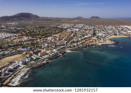 Corralejo aerial view, Fuerteventura, Spain