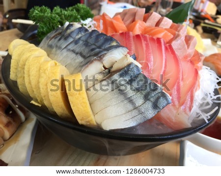 Japan Fish sashimi
