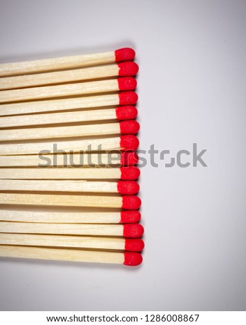 Red Match Sticks