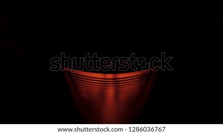 Infrared heater on black background