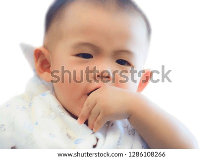 Baby Child Cut white background 