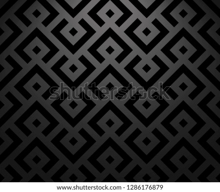 Abstract geometric pattern. A seamless vector background. Black ornament. Graphic modern pattern. Simple lattice graphic design