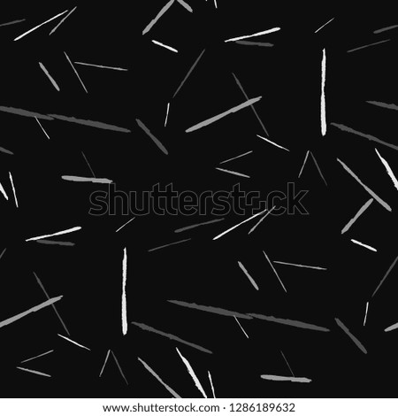 Grunge Stripes. Abstract Scratched Texture with Brush Strokes. Scribbled Grunge Motif for Cloth, Cotton, Curtains. Trendy Vector Background