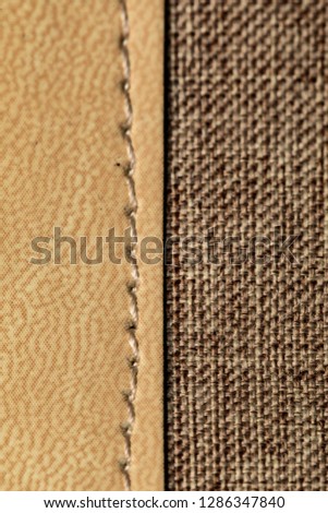 Woven fabric cover. Beige fabric texture. Rough Fabric Texture, Pattern, Background