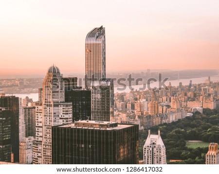 New York city sunset