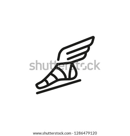 hermes shoe logo