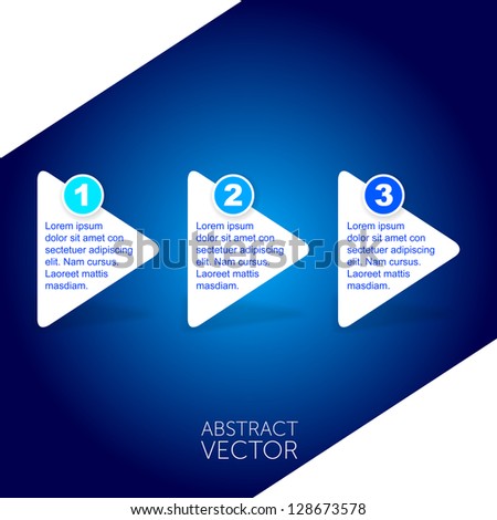 Abstract vector arrows