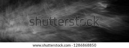 abstract white lines on a black background. Banner for design.