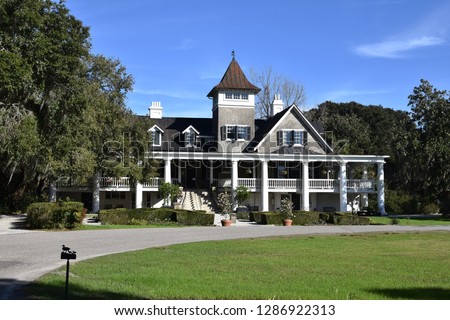 Magnolia Plantation house near Charleston South Carolina