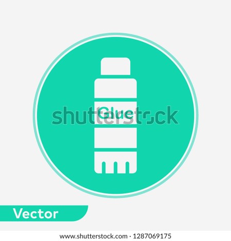 Glue stick vector icon sign symbol