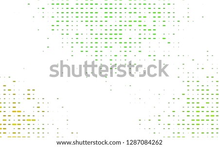 Light Green vector cover with long lines. Lines on blurred abstract background with gradient. The pattern can be used as ads, poster, banner for commercial.