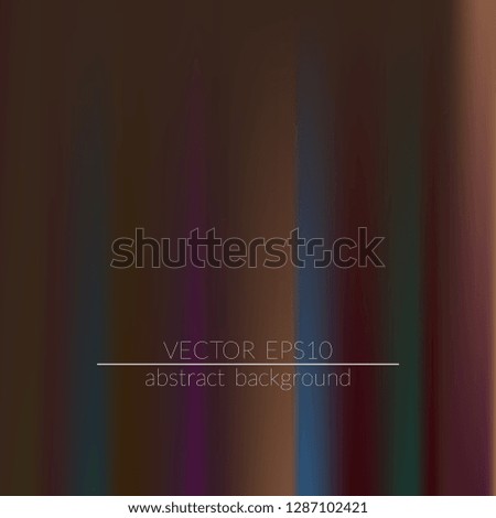 Foil hologram modern deep background.  Vivid smooth mesh blurred futuristic template. Trendy creative vector.  Easily editable soft colored vector illustration. Bright print.