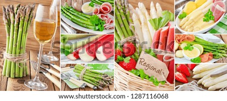 Asparagus regional and seasonal food and wine