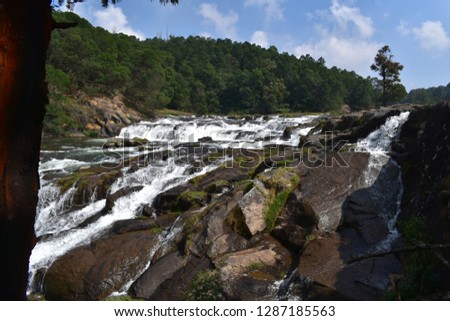 Rock water falls 