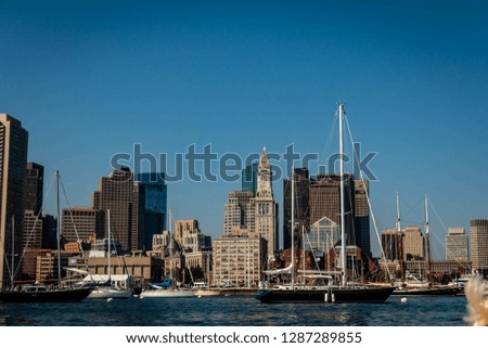 Boston Skyline backdrop