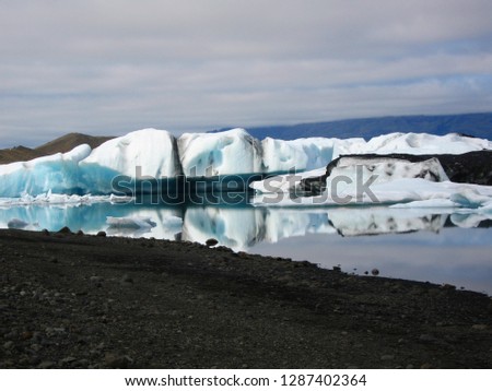 Jökulsárlón is a large glacial lake in southeast Iceland, on the edge of Vatnajökull National