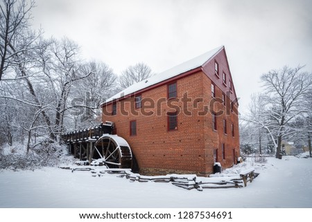 Colvin Run Mill in Great Falls, Virginia is the sole surviving operational 19th century mill in the DC Metro region.