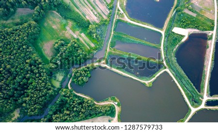 lakes aerial footage