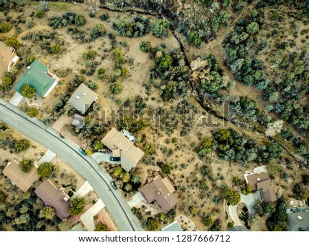 Aerial Arizona Neighborhood