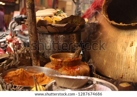 Street food cart photography, delhi