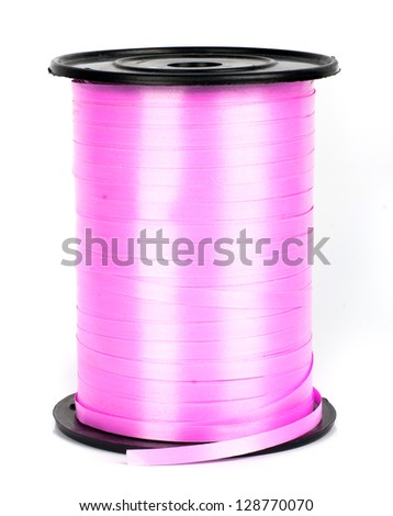 pink Holiday ribbon bow tape