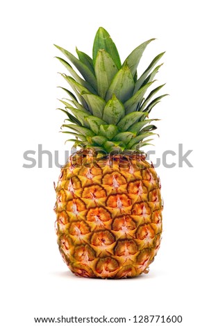 Pineapple isolated Royalty-Free Stock Photo #128771600
