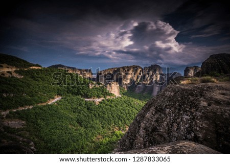 The Holy Rocks, Meteora, Kalampaka, Greece