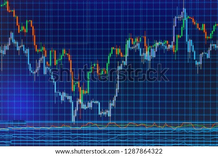 Candle stick graph chart,  A metaphor of international financial consulting,  Stock market graph and bar chart price display,   Stock market chart on LCD screen,  Stock market quotes on display
