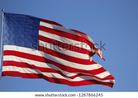 American Flag - Forever May She Wave