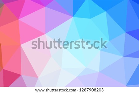 Light Multicolor vector abstract polygonal background. Creative geometric illustration in Origami style with gradient. Textured pattern for your backgrounds.