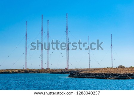 British radar station at cape greco on Cyprus
