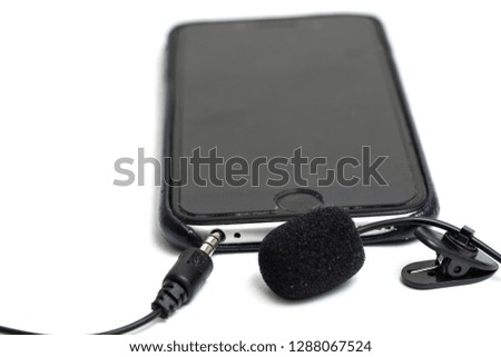 microphone buttonhole for phone
