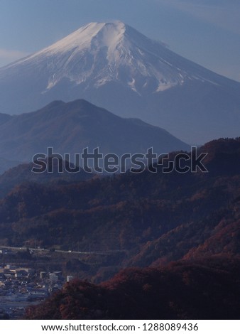 Mt Fuji and Colored Leaves