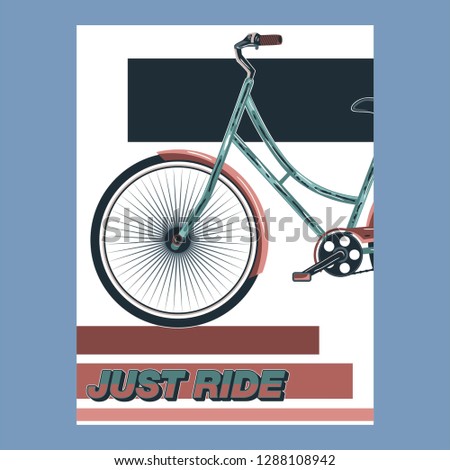 Bicycle Ride More Vector illustration - Vector