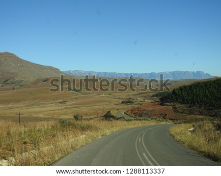 South african roads and landscapes