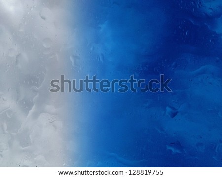 Blue and White Water Drop Gradient Background