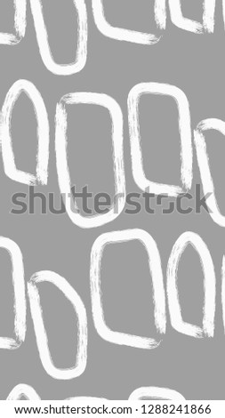 Gray abstract modern and stylish digital background with different shapes. Memphis gray pattern. Creative forms.
