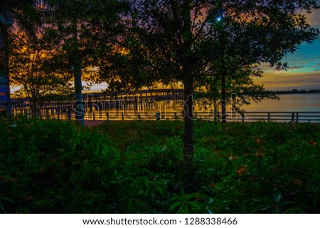 Bradenton Sunset Landscape on the Water