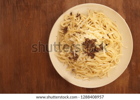 а  truffle pasta