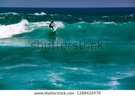 Sea Views of Mexico. Surfing in Puerto Escondido.