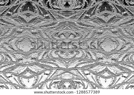 Black and white relief convex pattern for design