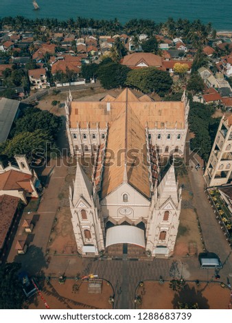 a huge church in Sri Lanka